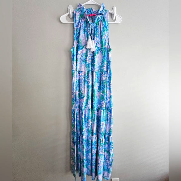 Lilly Pulitzer Dresses & Skirts - NEW Lilly Pulitzer Malone Maxi Dress - Las Olas Aqua